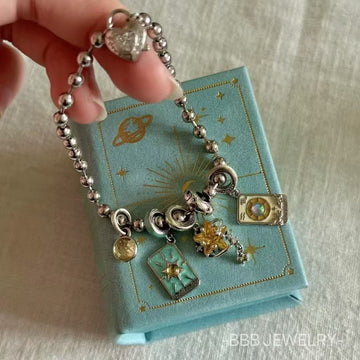 Tarot Card Secret Realm Alloy Zircon bracelet