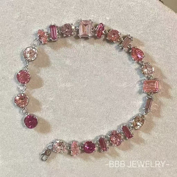 Barbie Pink Sweet Zircon Necklace